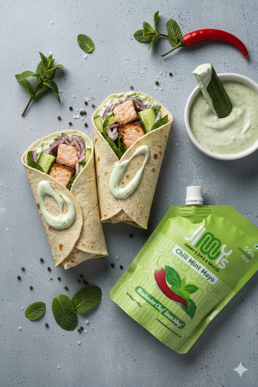 CHILLI MINT MAYO WRAP