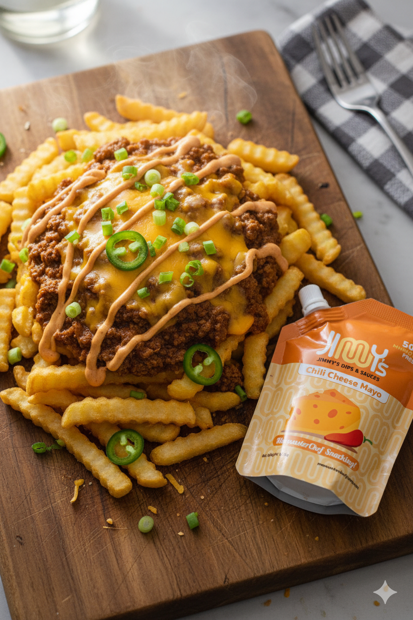 Chili Cheese Mayo Fries Recipe by Jimmy Mayonnaise