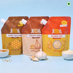 Honey Mustard + Classic Veg + Creamy  Garlic Mayo | Pack of 3 | 590 gms