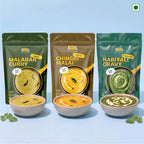 Ready to Cook: Malabar + Chingri + Hariyali | | Pack of 3 | 650 gms