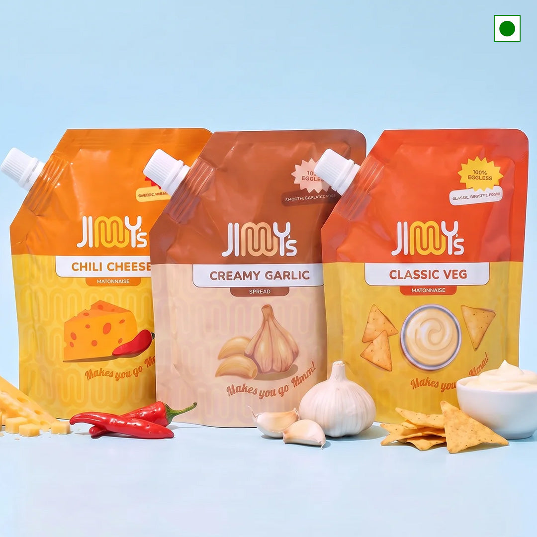 Classic Veg + Creamy Garlic + Chili Cheese Mayo | Pack of 3 | 590 gms