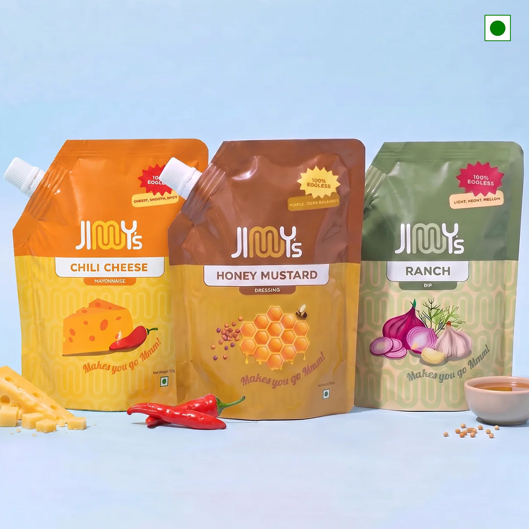 Ranch Dip +Honey Mustard + Chili  Cheese Mayo | Pack of 3 | 590 gms