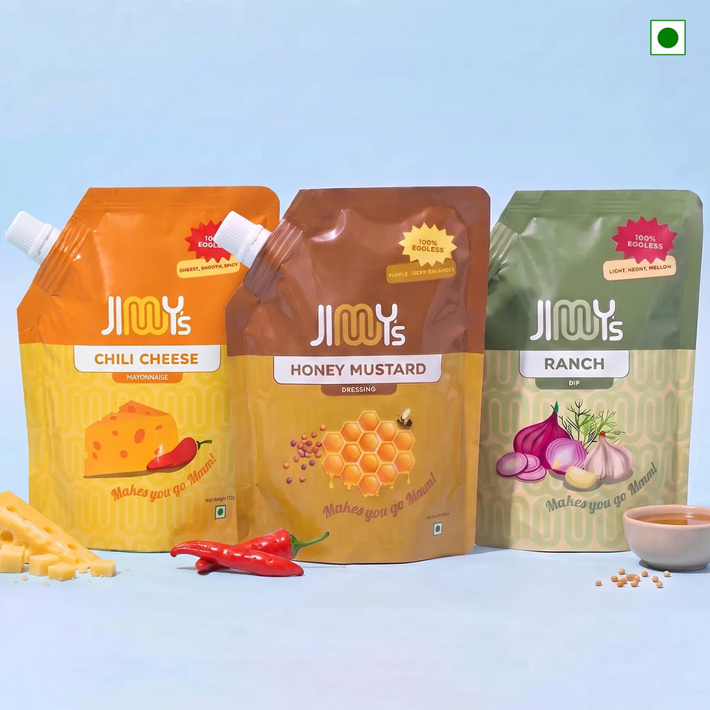 Ranch Dip +Honey Mustard + Chili  Cheese Mayo | Pack of 3 | 590 gms