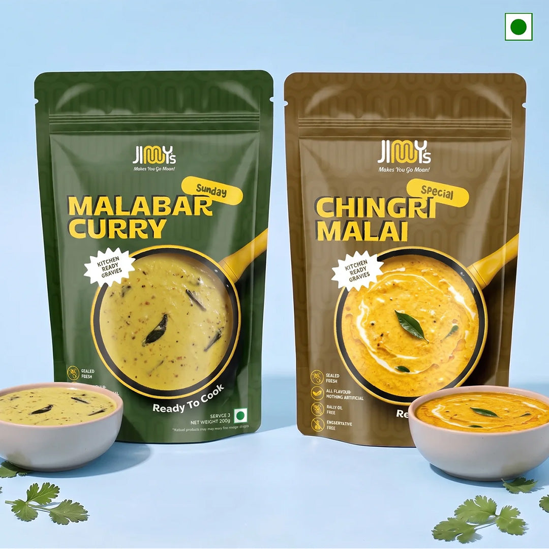 Ready to Cook: Malabar + Chingri  | Pack of 2 | 420 gms