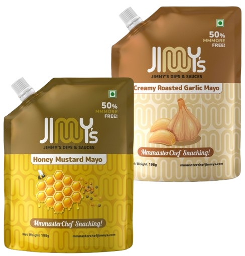 Honey Mustard + Creamy Roasted Garlic Mayonnaise - 390 gms