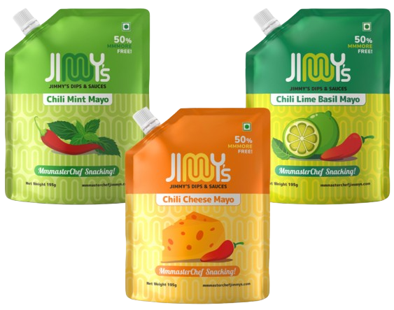 Chili Mint  + Chili Cheese + Chili Lime Basil Mayonnaise - 585 gms