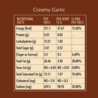 Creamy Garlic Mayo | Pack of 2 | 390 gms