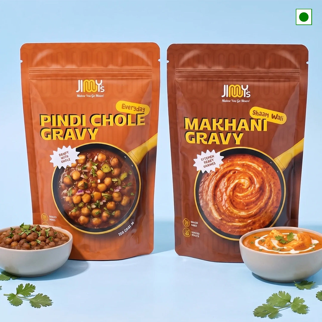 Ready to Cook: Pindi Chole + Makhani | Pack of 2 | 420 gms