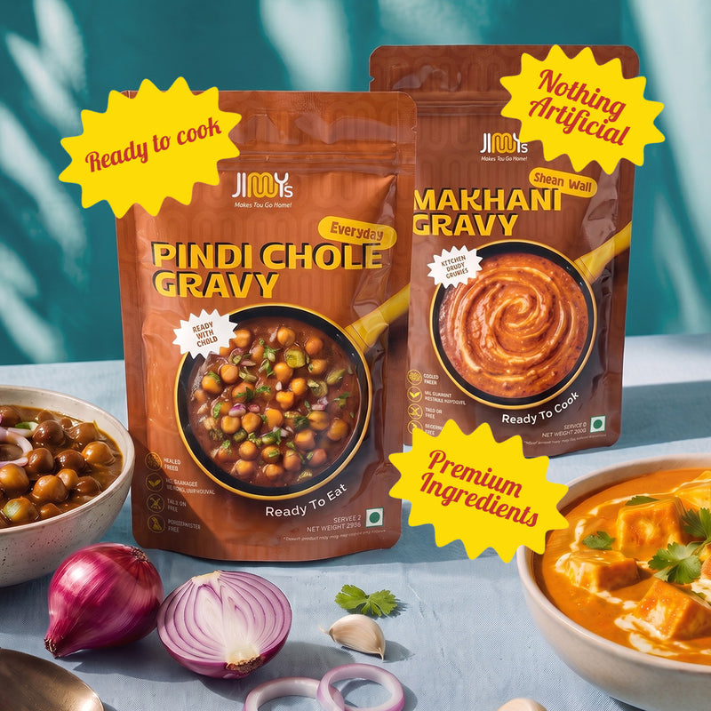 Ready to Cook: Pindi Chole + Makhani | Pack of 2 | 420 gms