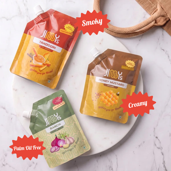Tandoori + Ranch + Honey Mustard Mayo | Pack of 3 | 590 gms